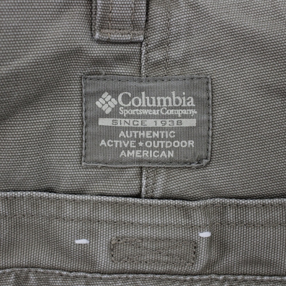 Columbia Roc Pant Men 40x32 Khaki Granite Cloth Utility Hiking Outdoor Casual - Picture 4 of 9